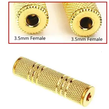 

Stereo 3.5mm 1/8" Aux Female to Female Jack Audio Coupler Adapter aux Connector adapter