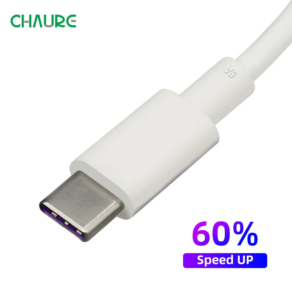 USB кабель типа C 5 А супербыстрый зарядный для Huawei P30 40 Mate 9 20 Pro зарядное устройство