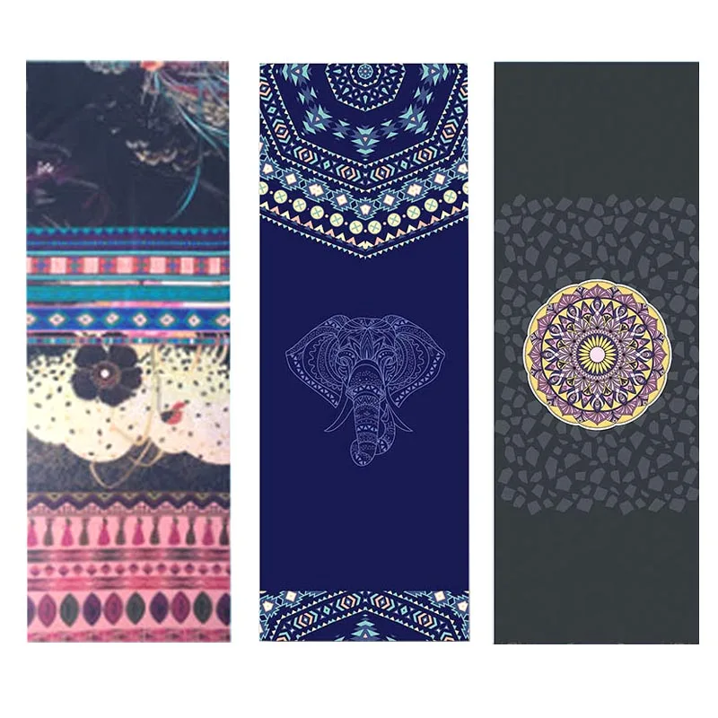 

185 * 65 cm Digital Printing Yoga Carpet TPE 1MM Flat Support Pad Multi-function Massage Soft Texture Spread Towel Blanket
