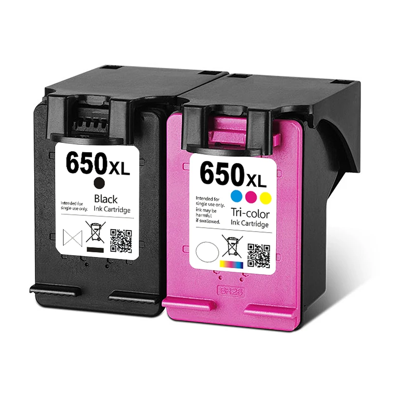 

Compatible Ink Cartridge 650XL Replacement for HP 650 XL for HP650 Deskjet 1015 1515 2515 2545 2645 3515 3545 4515 4645 Printer