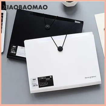 

A4 folder binder office organizers 5/8/12 pockets PP Document organizer File folder a4 Fashinable white&black color