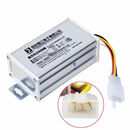 Electronic Transformer DC 36V 48V 60V 72V To 12V 10A  Electric Bicycle Converter Adapter Down Transformer ► Photo 2/4