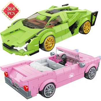 

Technic Speed Champions Racing Building Blocks Static Competition Supercar Static Model Bricks Toys Children Holiday Gift