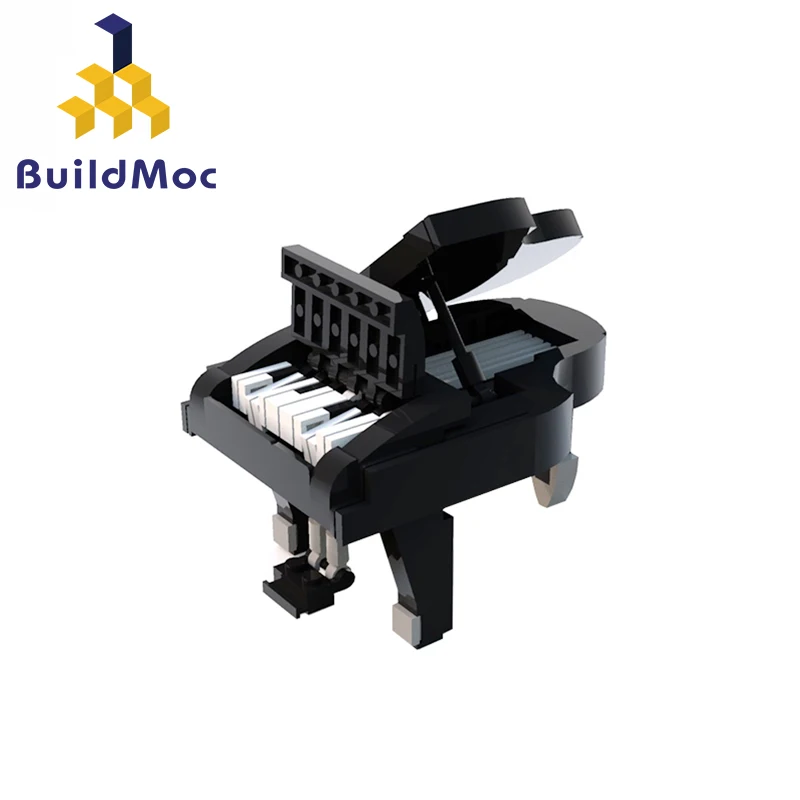 Buildmoc Compatible for blocks Creator The Piano Drum Guitar DIY Building Blocks Bricks Toys Children MOC Block | Игрушки и хобби
