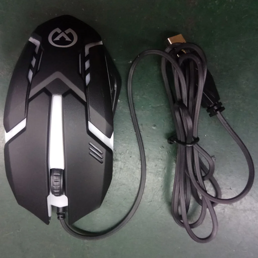 2400 DPI LED Optical USB Wired Gaming Mouse 3 Buttons Gamer Computer Mice Ergonomic Wired Gaming Mouse With Backlight Newest