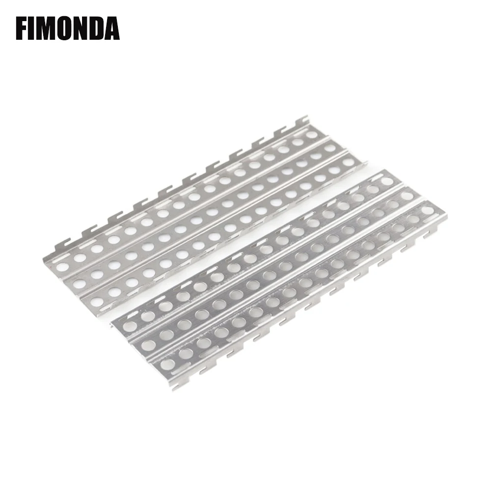 

2pcs Metal Recovery Board Mud Snow Sand Ladder Decoration for 1/10 RC Crawler Axial SCX10 Traxxas TRX4 Tamiya CC01 D90 D110 TF2