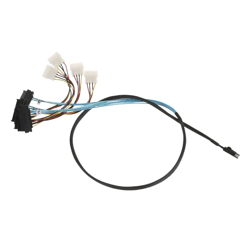GTBL LSI/3 Ware SAS кабель SFF-8087 для SFF-8482 питания x4 SAS кабель