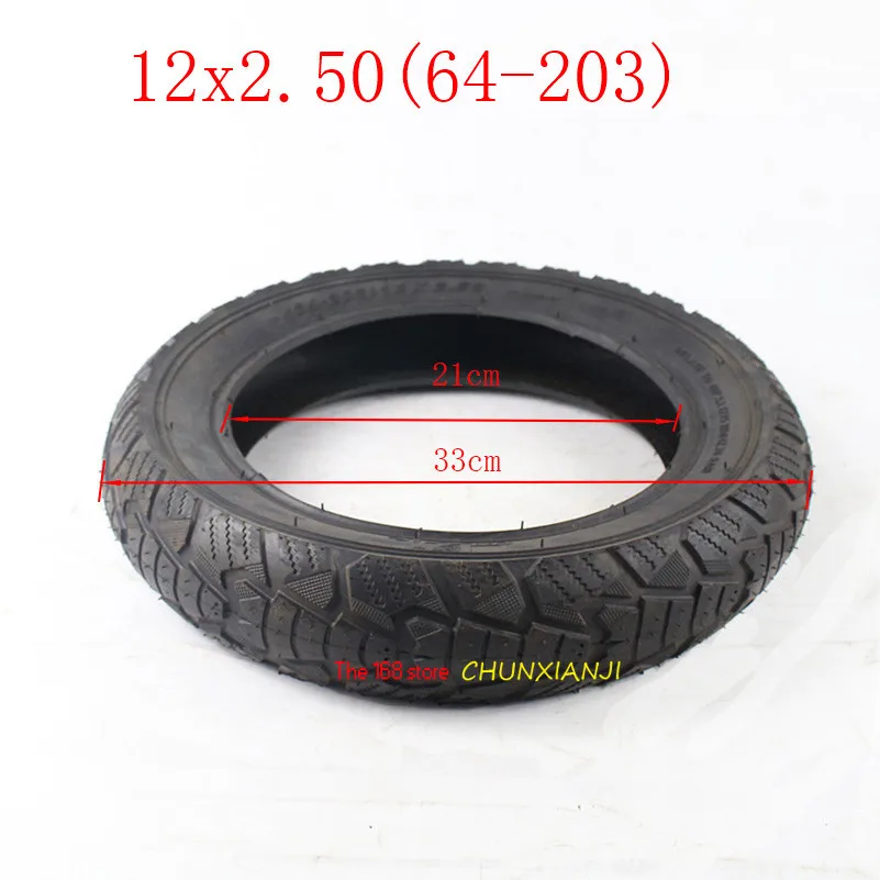 Lightning deliever 12*2,50(64-203) пневматическое колесо шины 12 дюймов, электровелосипед внутренние и внешние шины 12x2,50 шины