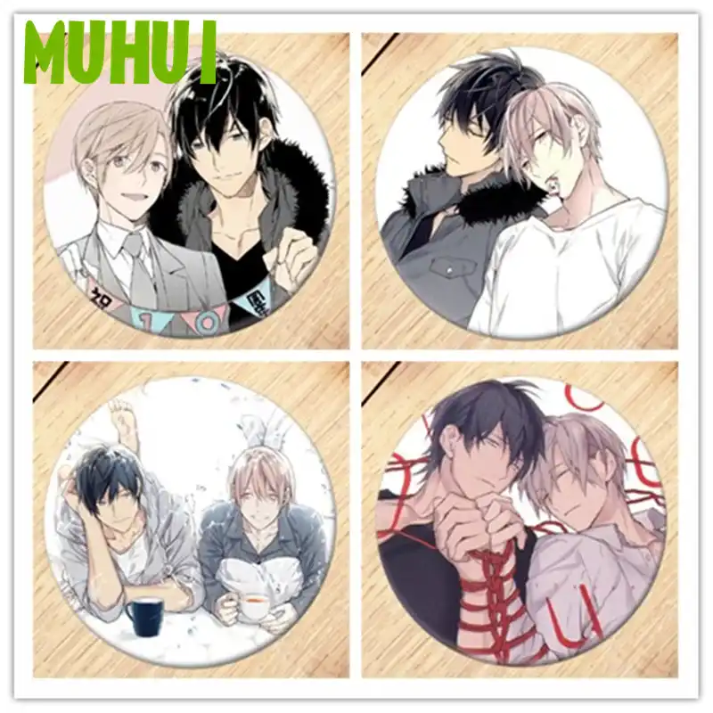 anime boy with backpack