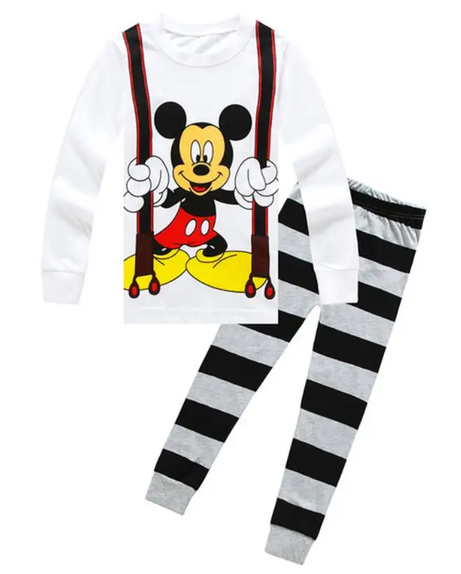Kids pajamas Children sleepwear kids clothing Baby pajamas sets boys girls animal pyjamas pijamas cotton nightwear clothes - Цвет: Style 24