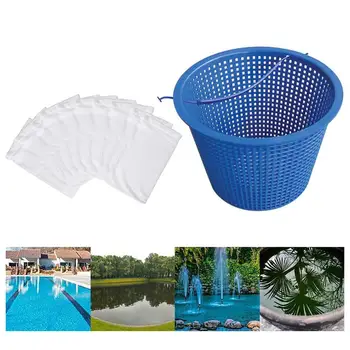

1/11pcs Swimming Pool Saver Skimmer Slag Basket Sleeve Mesh Screen Sock Pool Skimmer Socks Net Filter Sleeve Pool Clean Tool