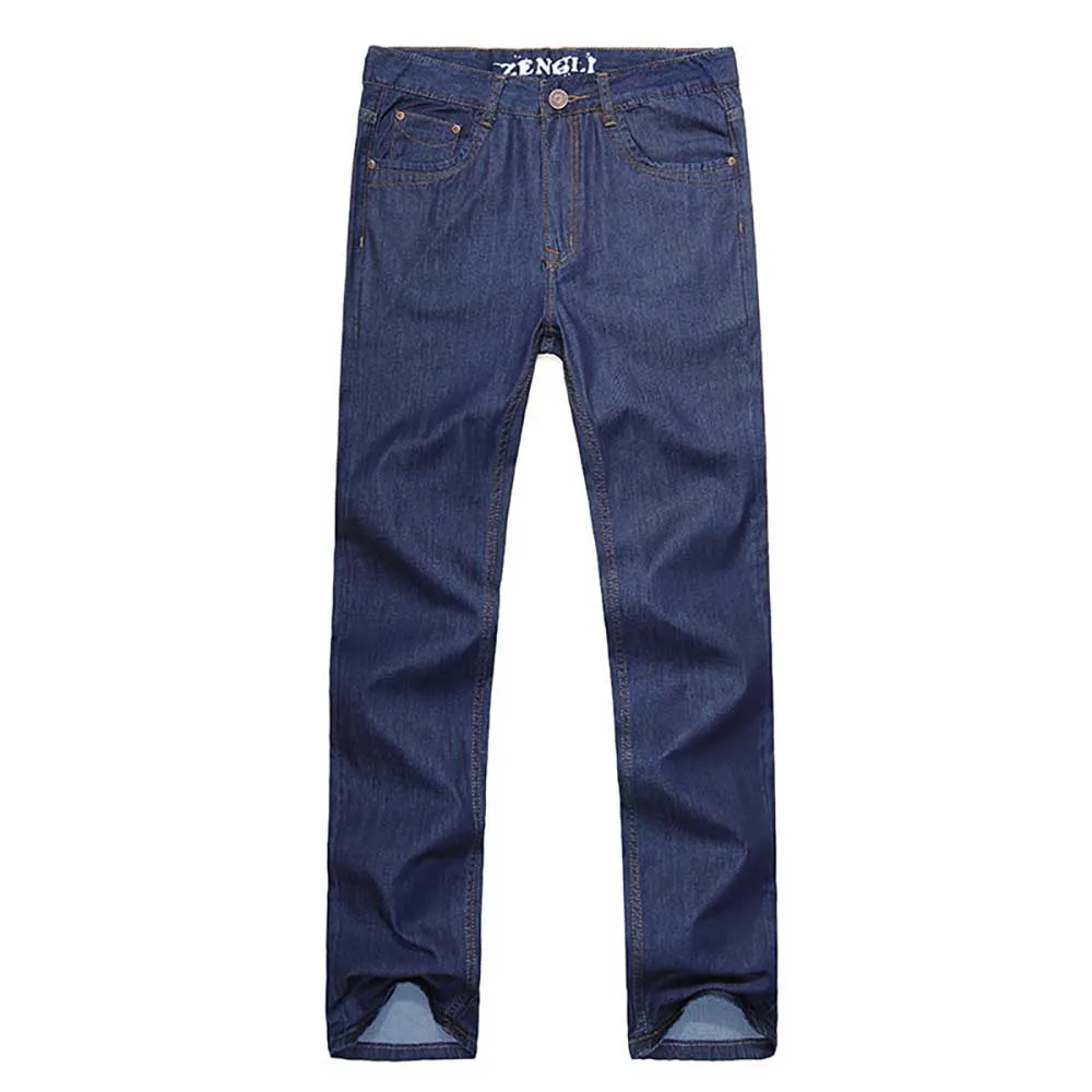 New Fashion Straight Denim Men's Casual Jeans Loose Baggy Harem Trousers Cotton Wide Leg Pants Streetwear Plus Size Clothing