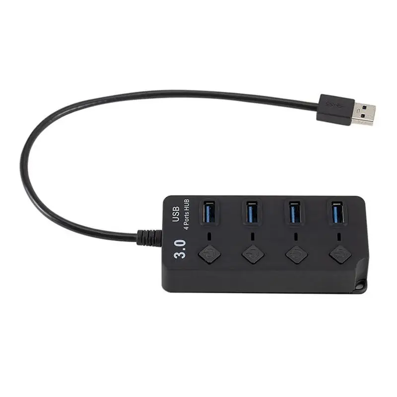 Usb-хаб 3,0 4/7 порт концентратор 5 Гбит/с Высокоскоростной USB 3,0 концентратор ноутбук Переключатель питания для MacBook адаптер ПК сплиттер D2A3
