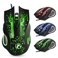 Игровая мышь компьютерная игровая мышь эргономичная геймерская мышь Бесшумная проводная мышь оптическая USB с подсветкой ПК Mause 5000 dpi для ноутбука