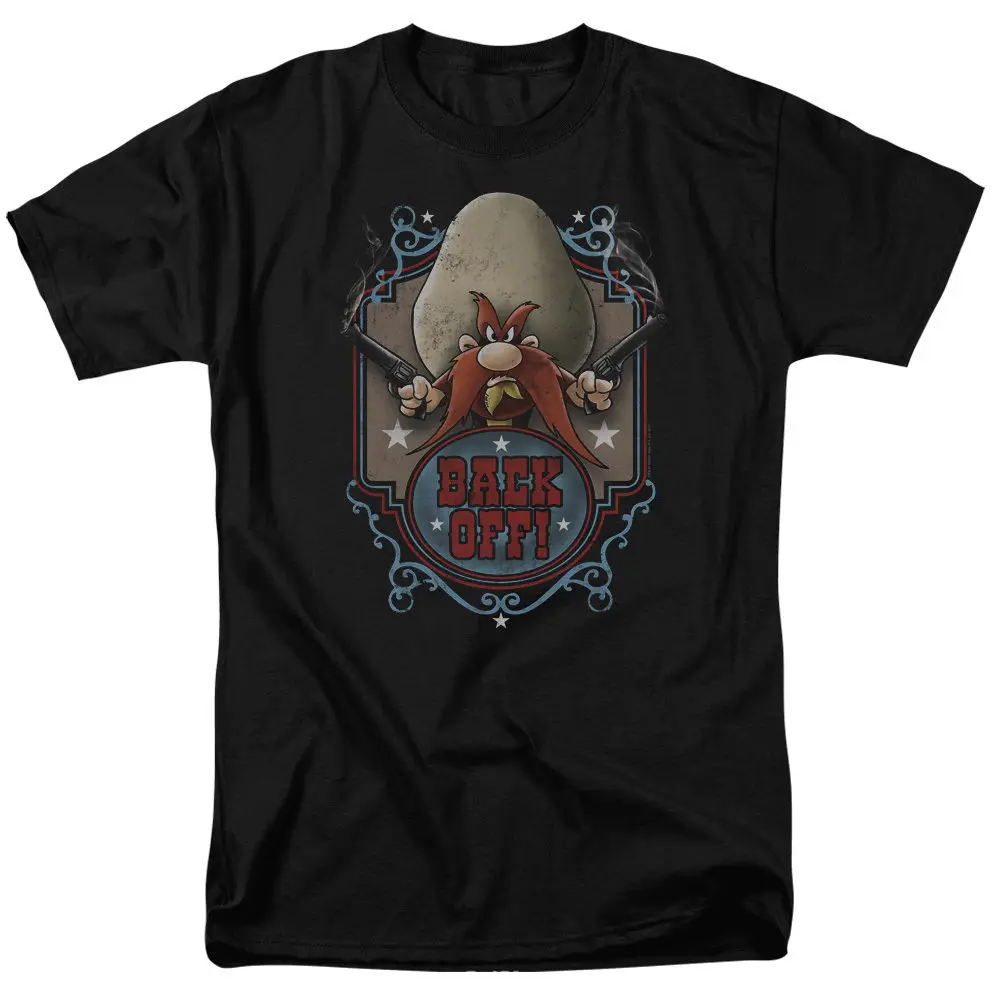 Yosemite Sam Cartoon BACK OFF Licensed Adult T-Shirt All Sizes Cotton Tee Shirt 20th 30th 40th 139th Birthday |