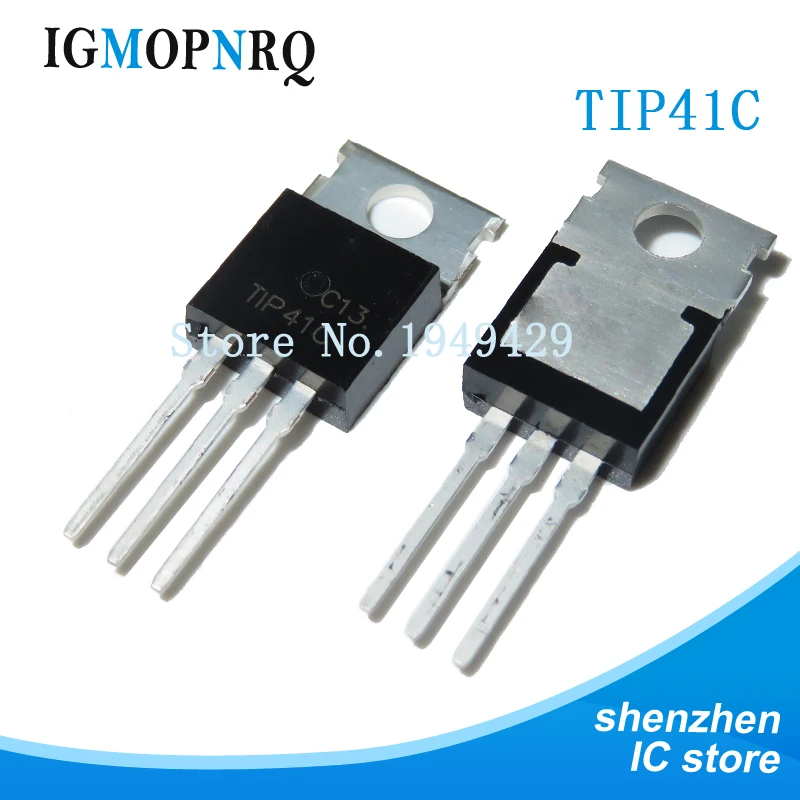 

10 шт./лот TIP41C Darlington пара транзисторов TO-220 Новинка