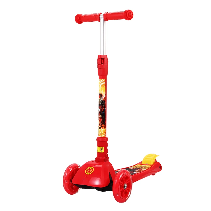 

Kick Scooter 3 wheel folding Aluminum Alloy Scooter kids Adjustable Height Flashing Light Wheel Foot Scooters Toys Gifts