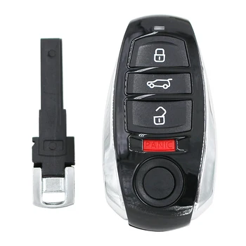 

New Replacement 3+1/4 Button Remote Key Shell Case Smart Car Key Housing for Volkswagen T-ouareg 2011 2012 2013 2014 2015