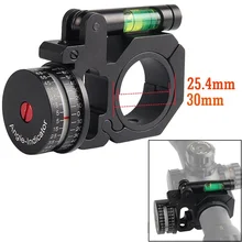 Ring Scope Mount with Angle Indicator Bubble Level 1inch 25.4mm/30mm Rings Hunting Accessories For Optical Sight Tactical Scope