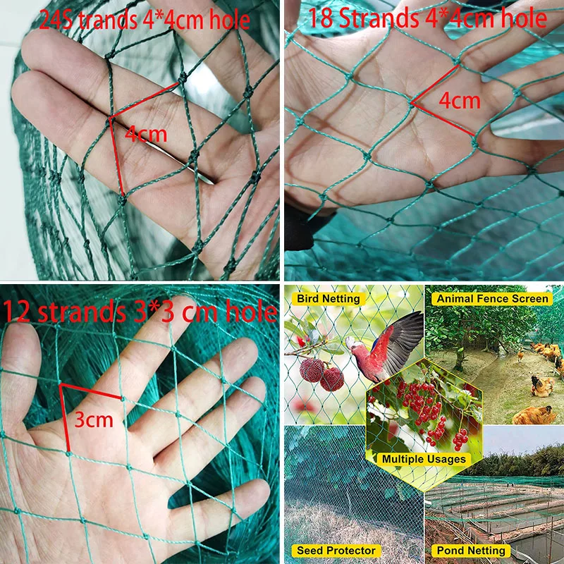 Fishing Net Heavy Anti Bird Netting Net Garden fence and Crops