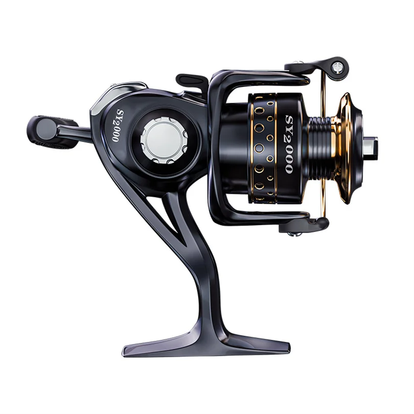 Spinning Fishing Reel 2000 6000 Aluminum Metal Jigging Saltwater | Спорт и развлечения