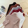 Woman Sweaters 2021 Autumn Winter Tops Turtleneck Sweater Women Slim Pullover Jumper High Neck Knitted Sweater Pull Femme Hiver 1