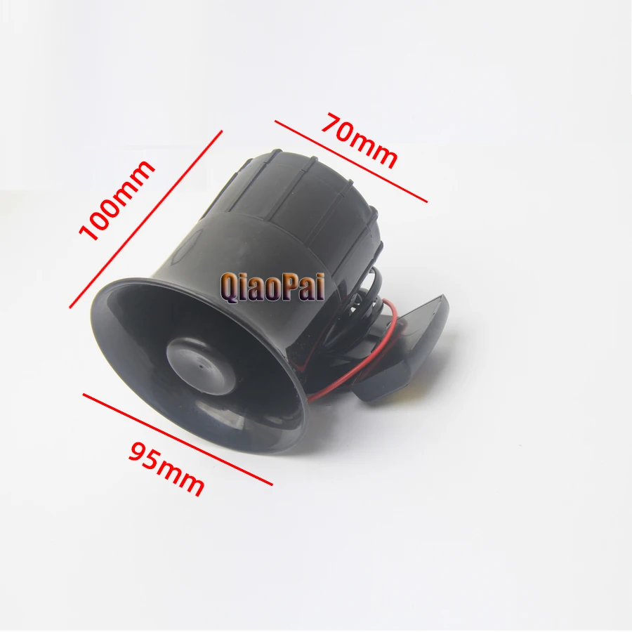 Motorcycle Car Alarm Siren 3 Tone Horn Sound Loud Universal 12V 30W Band High Power Loudspeaker Firemen Ambulance|tone horn|horn sound3 tone horn |