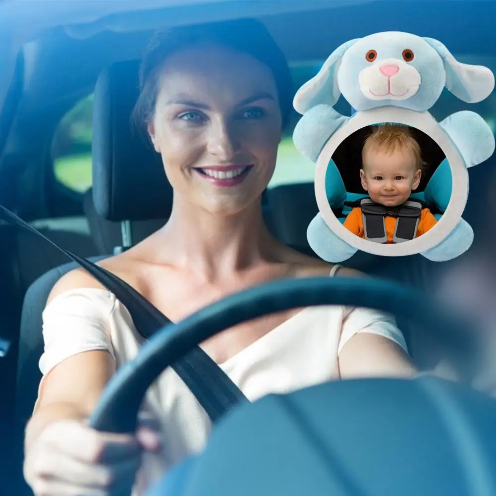 Зеркало для детского автомобиля с широким видом сзади регулируемое безопасное сиденье автомобильное заднее зеркало подголовник крепление для маленьких детей автомобильные аксессуары