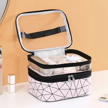 

Cosmetic Storage Bag Portable Multi-functional Large Capacity Storage Bag Travel Skin Care Cosmetic Cases