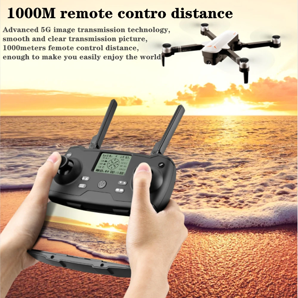 Новый Радиоуправляемый Дрон 8811 GPS 5G Квадрокоптер с широкоугольной камерой 4K С