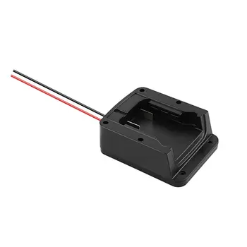

Right Angle Battery Adapter With DIY 2 Wiring Output for Milwaukee 18V M18 XC18 Dock Power Connector Black