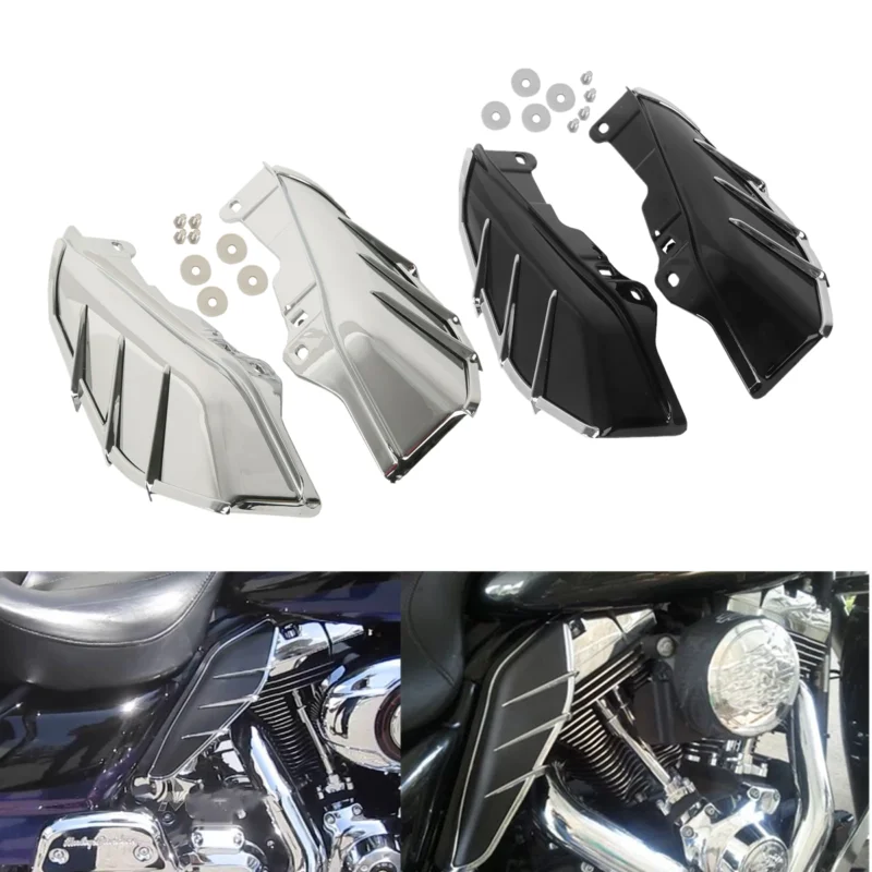 Motorcycle Mid Frame Air Deflectors For Harley Touring Trike model Road