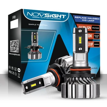 

Novsight Super Bright Headlight Led 9005 HB3 Led Bulb CSP 8000LM 6500K Car Headlight Bulb 50W Min size D40