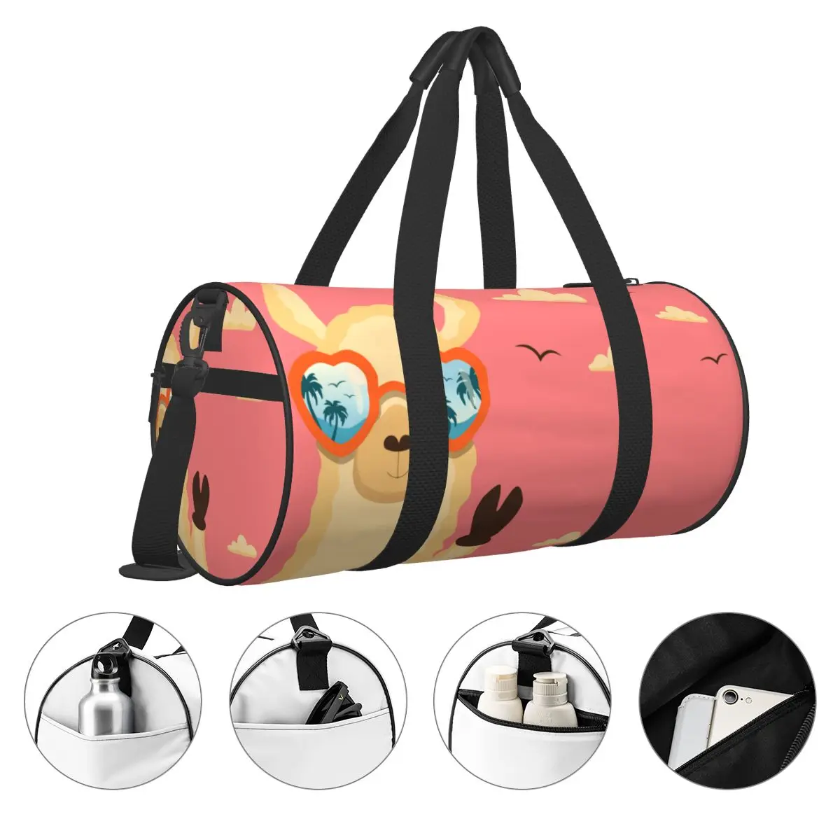 Tas Travel Happy Llama Tas Duffle Akhir 
