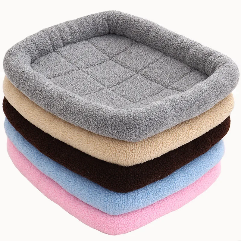 Dog Bed Kennel Soft Puppy Sofa Cat Cushion Bed Mats Cat Bed Winter Pet Nest House Dog Blanket Mat Pet Cushion