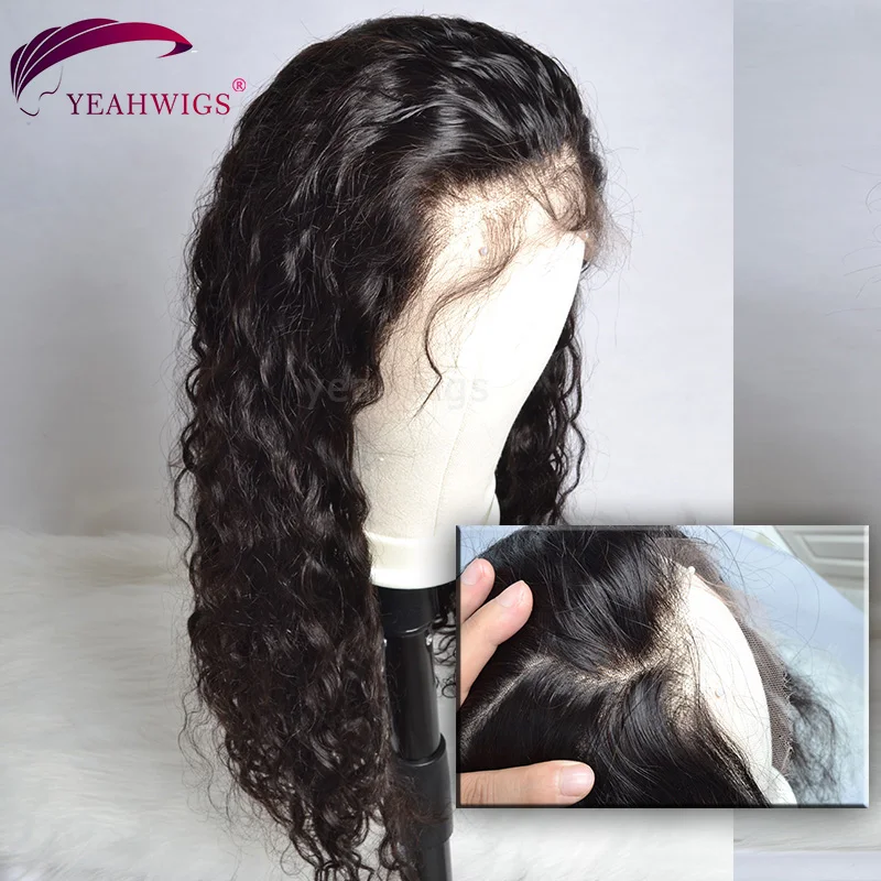 

Swiss Lace Curly Human Hair Wigs Pre Plucked With Baby Hair Remy Peruvian Wig Glueless Lace Frontal Human Hair Wigs