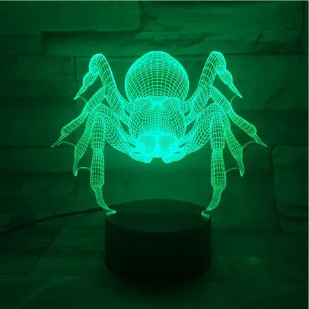Нежное кольцо с камнем пульт дистанционного управления 3D визуальная лампа светодиодный полноцветный меняющий трехмерный стерео маленький ночник пять цветов Bluetoo