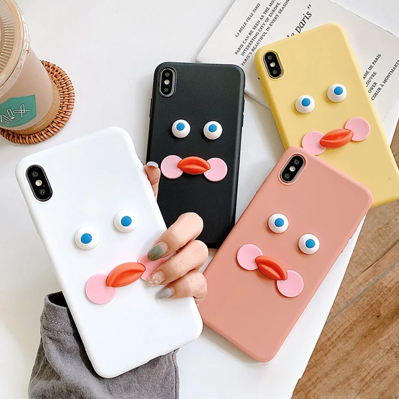 Роскошный милый чехол в Корейском стиле с объемным рисунком Dudu Duck для Motorola Moto G8 G7