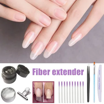 

Hot Sale Nail Art Set Nail Silk Stick Extension Bake Lamp Bottom Seal Layer Phototherapy Glue Clip Natural Nails Base Coat L423