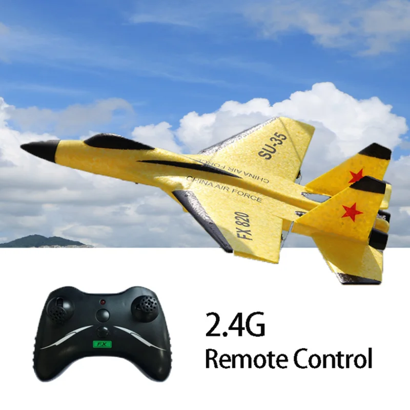 Avião De Controle Remoto 2,4G Su-35 Brinquedos Amarelo -Novo em Promoção na  Americanas