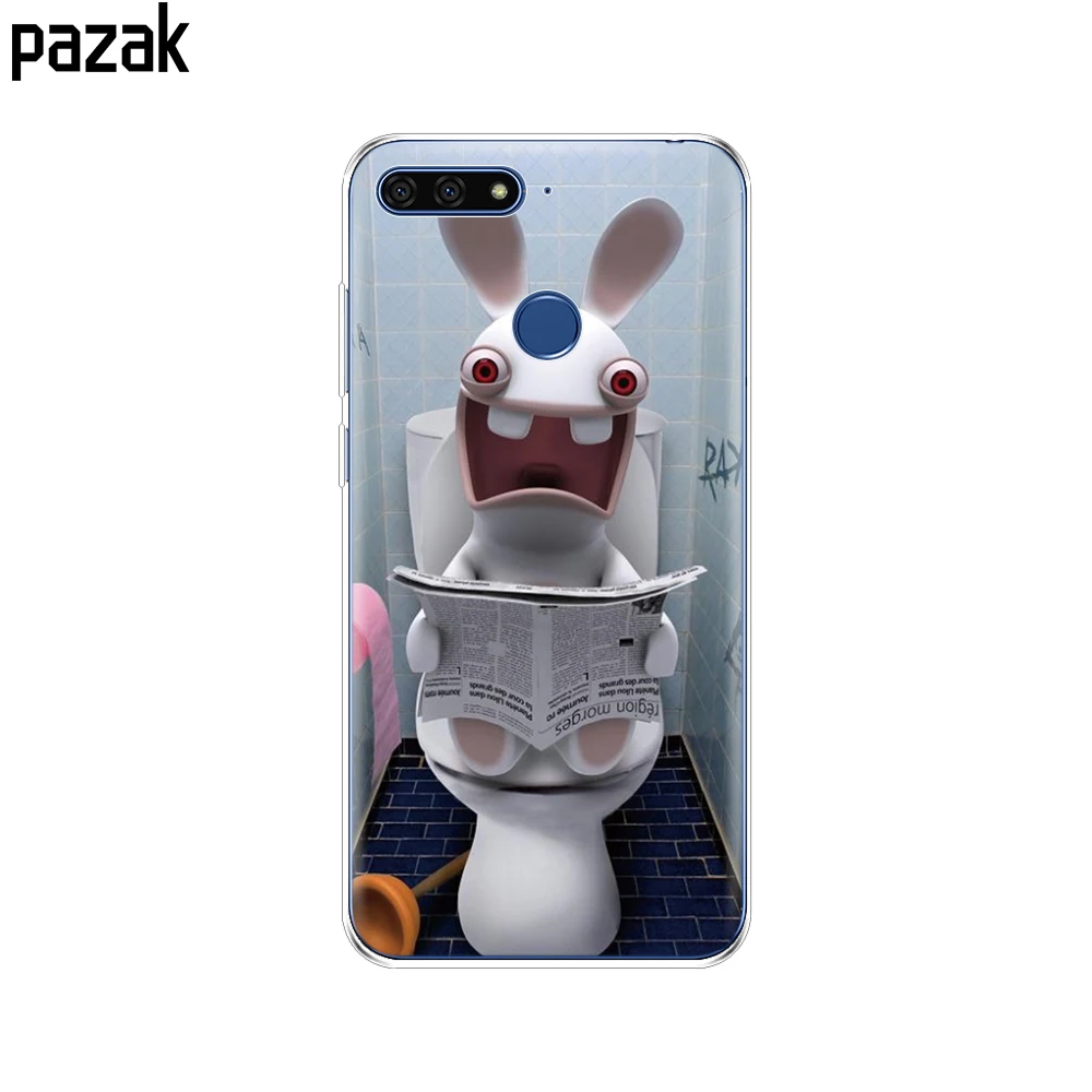 Силиконовый чехол для huawei Y6, чехол для huawei Y6 Prime, чехол на заднюю панель, полный 360, Защитный Мягкий ТПУ, новинка