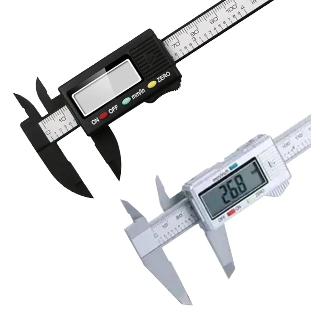 Electronic Digital Display Vernier Caliper 0-150Mm Plastic Digital Display Caliper Measurement Tool Inner Diameter