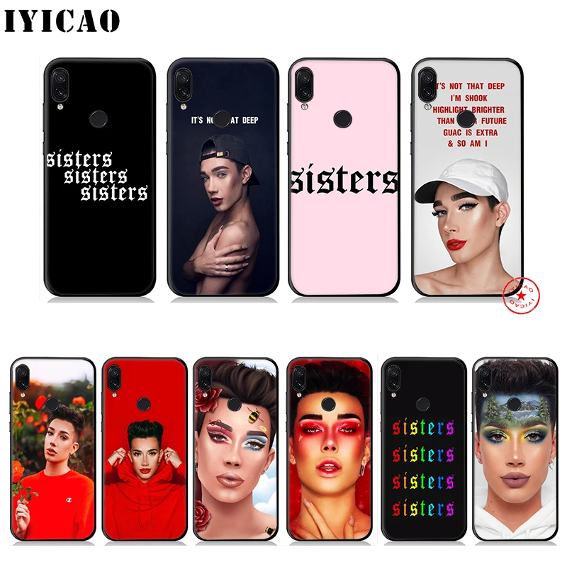 IYICAO James Charles Soft Case for Xiaomi Redmi Note 8 7 6 5 Pro 5A 4X Back Silicone |