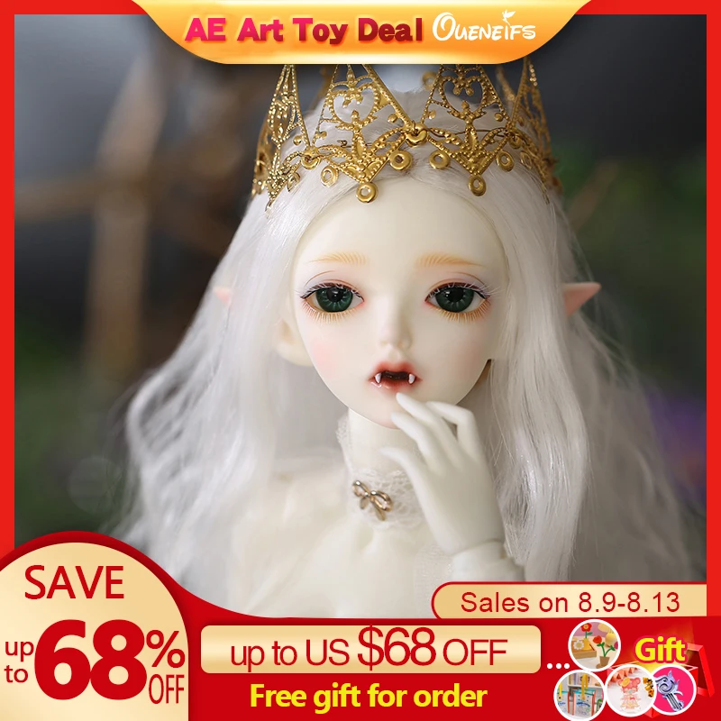 Free Shipping Hwayu Vampire Minifee Doll BJD 1/4  Thick Lips  Pretty Toy For Girls Sent GIFT #1 Hands