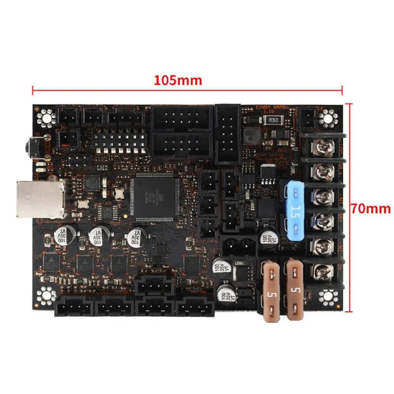 Материнская плата TMC2130 Шаговые драйверы для Prusa i3 MK3/3 S 3d принтер для Einsy Rambo1.1b EM88