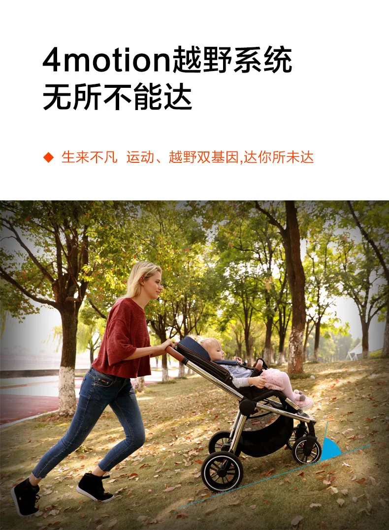 Baby stroller Lightweight and convenient Foldable  Aluminum Alloy