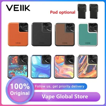 

NEW Original VEIIK Cracker Pod System Kit with 500mAh Battery & 2ml Capacity Pod & 1.2ohm Ceramic Coil Vape kit Vs Drag Nano
