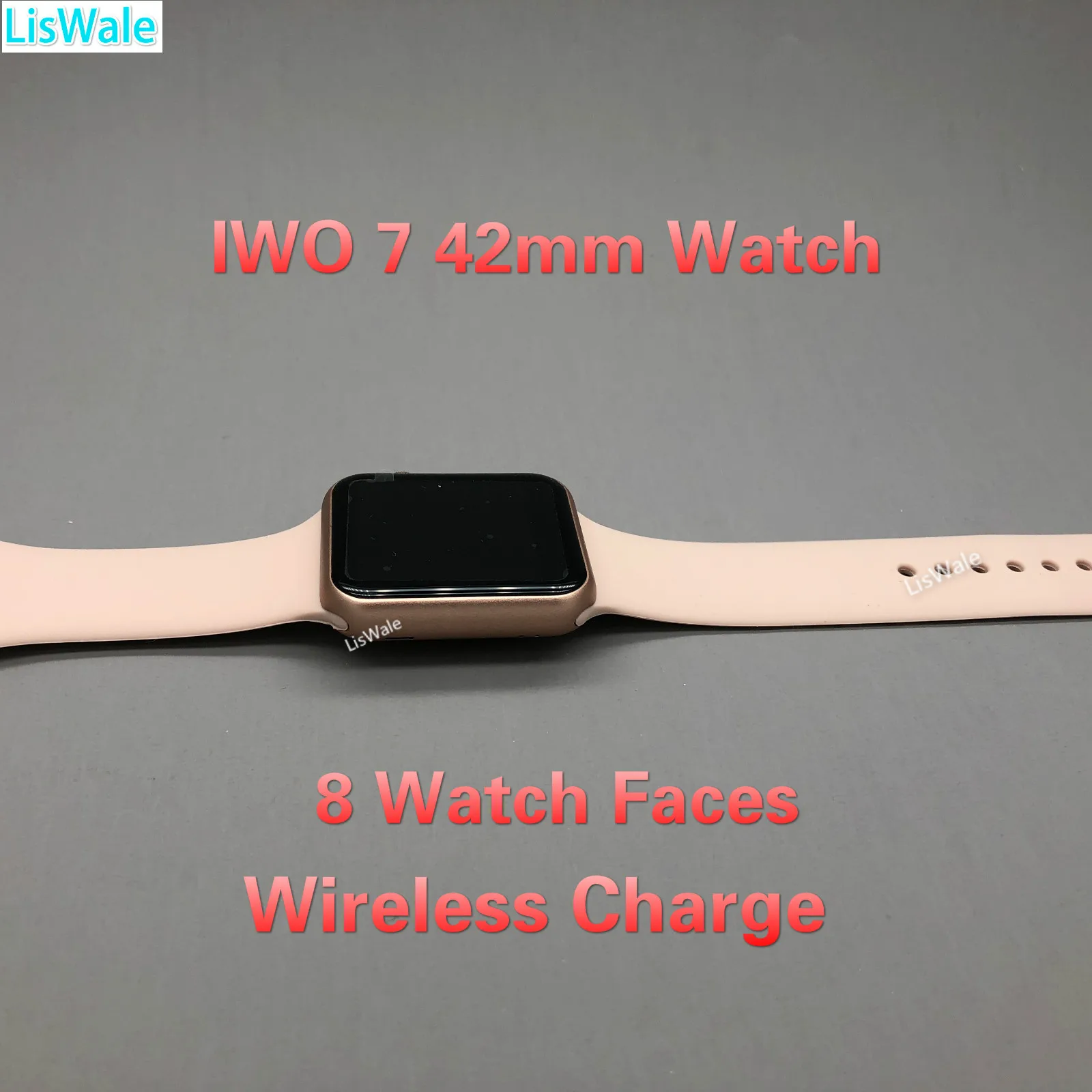 IWO 7 Смарт часы 42 мм MTK2502C Smartwatch монитор сердечного ритма Bluetooth Notifier часы для IOS Android телефон VS iwo 4 5 6