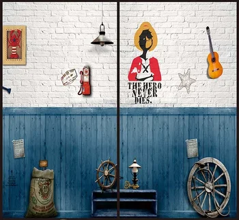 

Opaque Home-Decor Window-Cover Custom Size Static Cling One Peace Cartoon Stained Damp-Proof Recyclable Durable 50cmx100cm