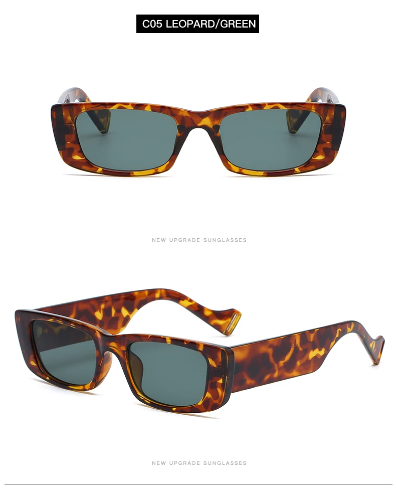 women's sunglasses Square Women's Sunglasses Small Brand Travel Rectangle Sun Glasses Men Vintage Orange Tinted Retro Eyewear gafas de sol square sunglasses
